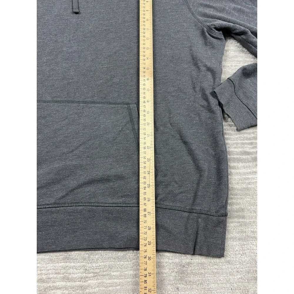 Reebok‎ Hoodie Mens 2XL Gray Longsleeve Pockets Cotton Blend Drawstring - Picture 5 of 11